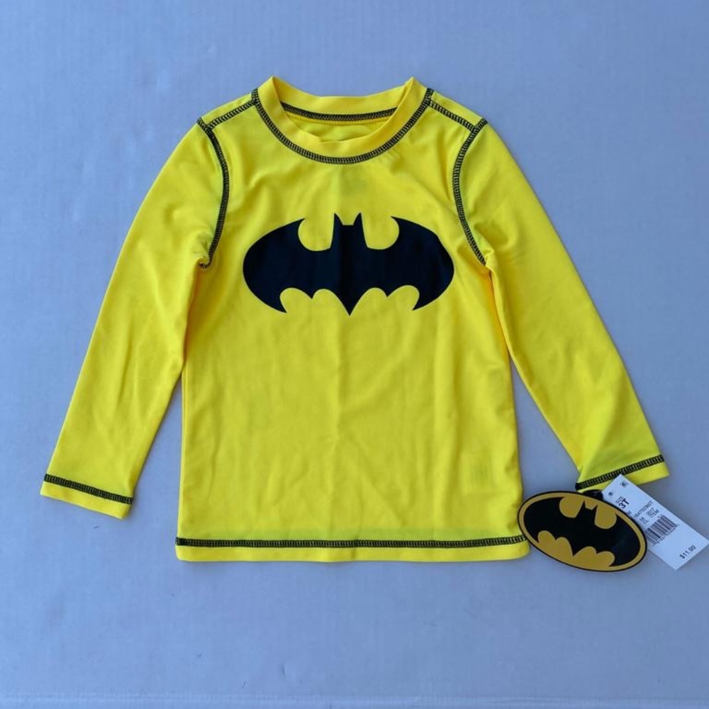 DC Comics Batman Boys' Rash Guard sz 3T